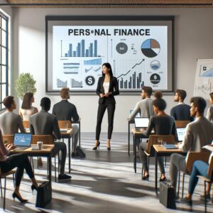 Personal finance workshop concept