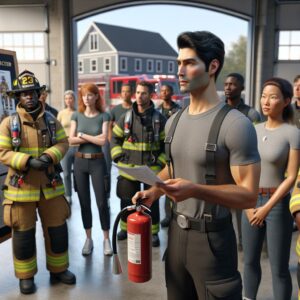 Firefighter recruitment process concept