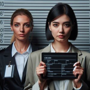 Mugshot Women Business Investigation