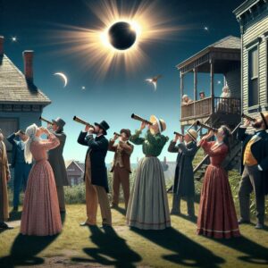 Historic eclipse observation.