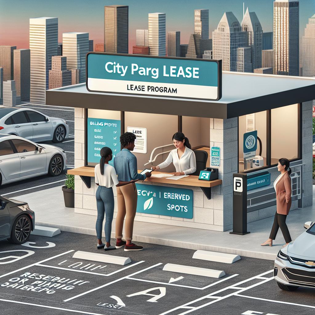 City parking lease program.