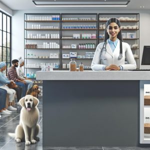 Pet health clinic concept.