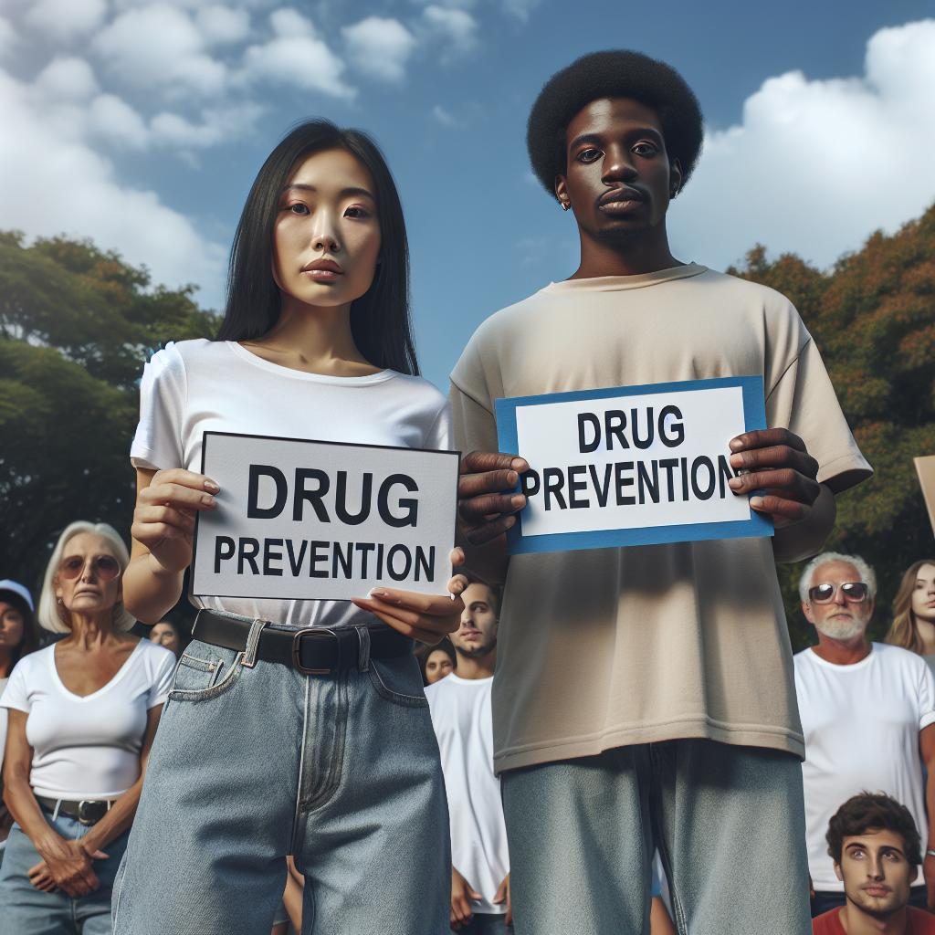 Drug prevention awareness campaign.