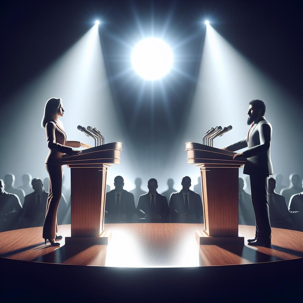 Debate Stage Tension