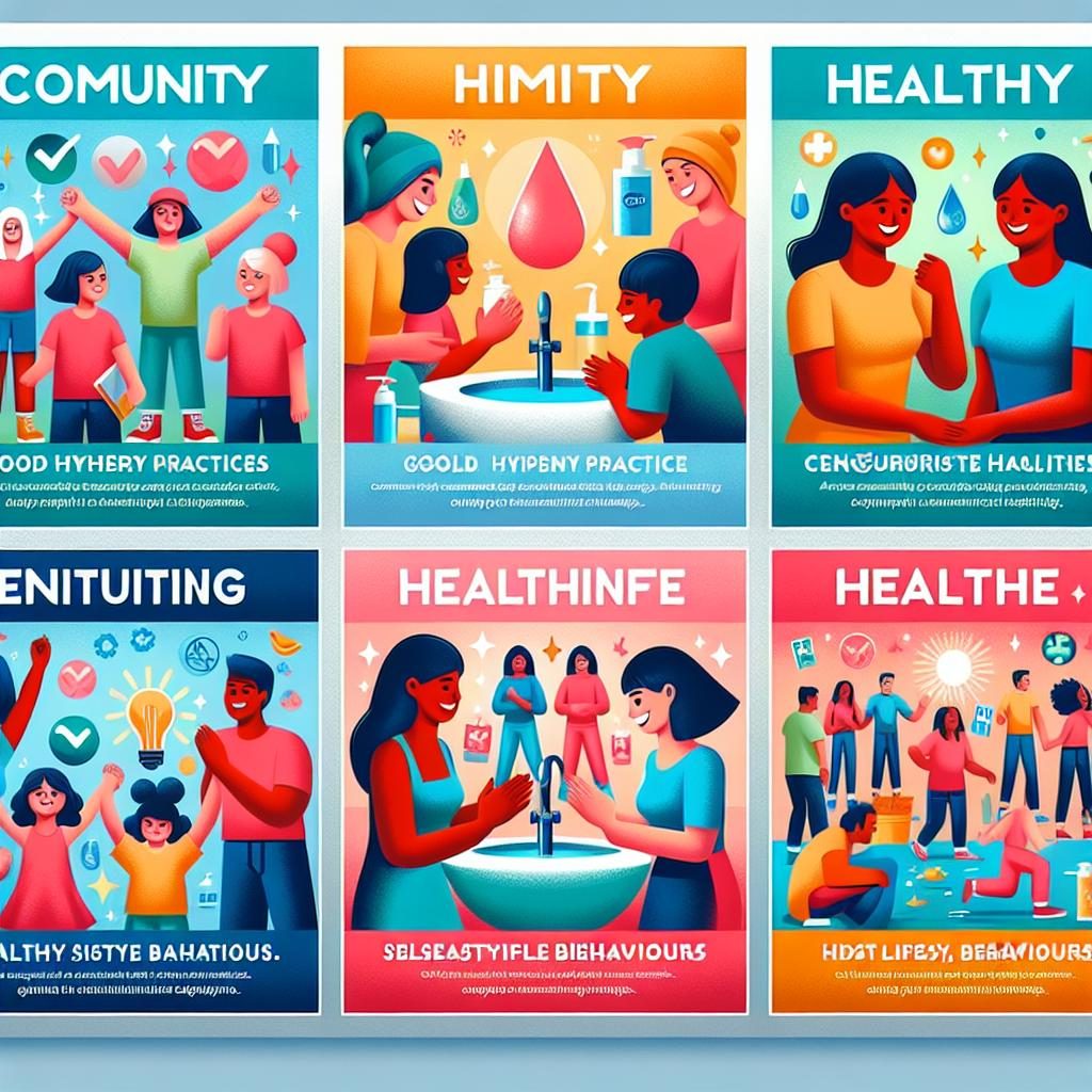 Community health awareness poster.