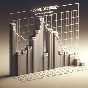 "Graphic showing crime decline"