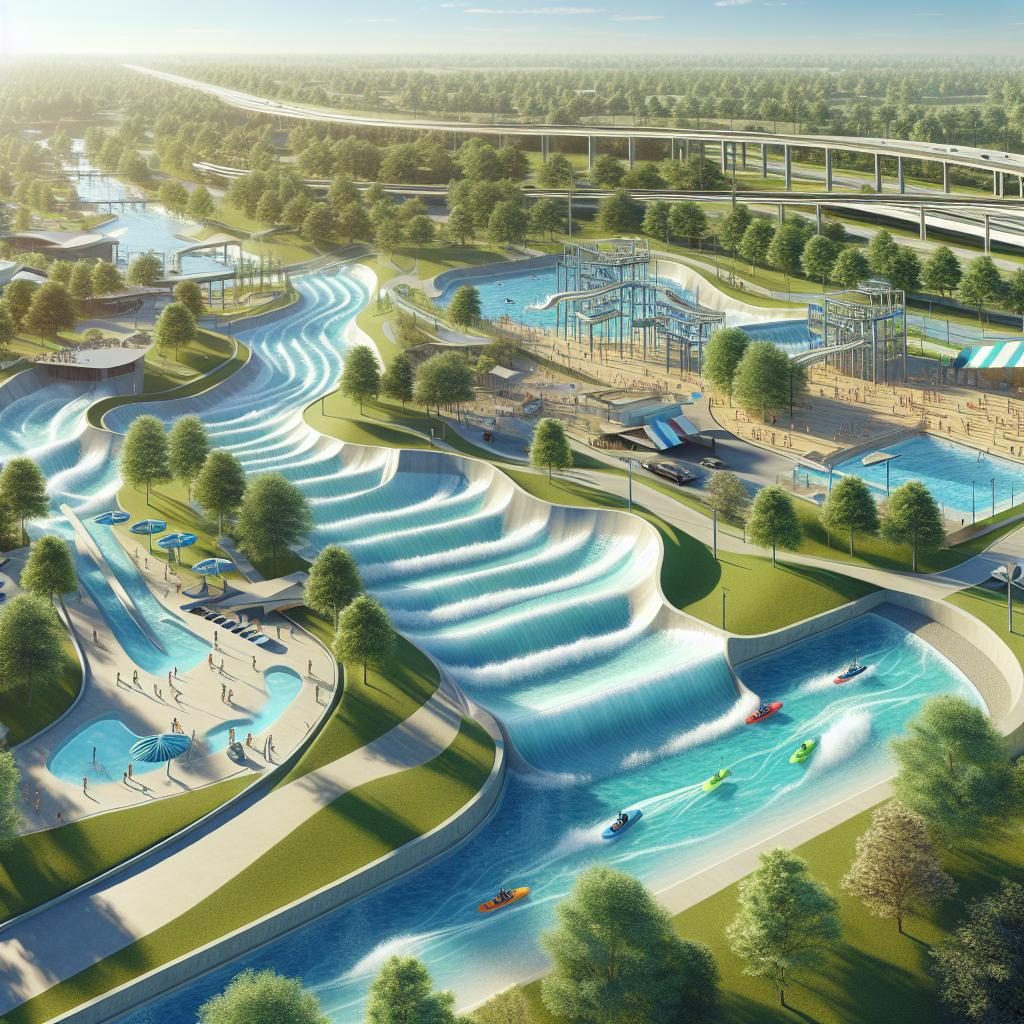 Whitewater park concept design.