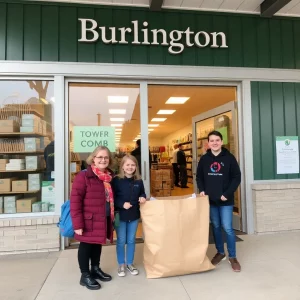 Burlington Opens New Store and Donates to Local Elementary School