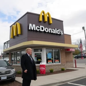 Trump's Surprise Visit to McDonald's in Bucks County Sparks Yelp Controversy