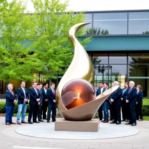 New Public Sculpture Unveiled at SKyPAC in Bowling Green