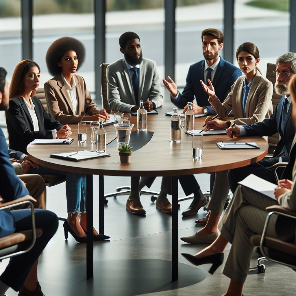 Candidates at Roundtable Discussion