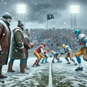 Football teams in winter