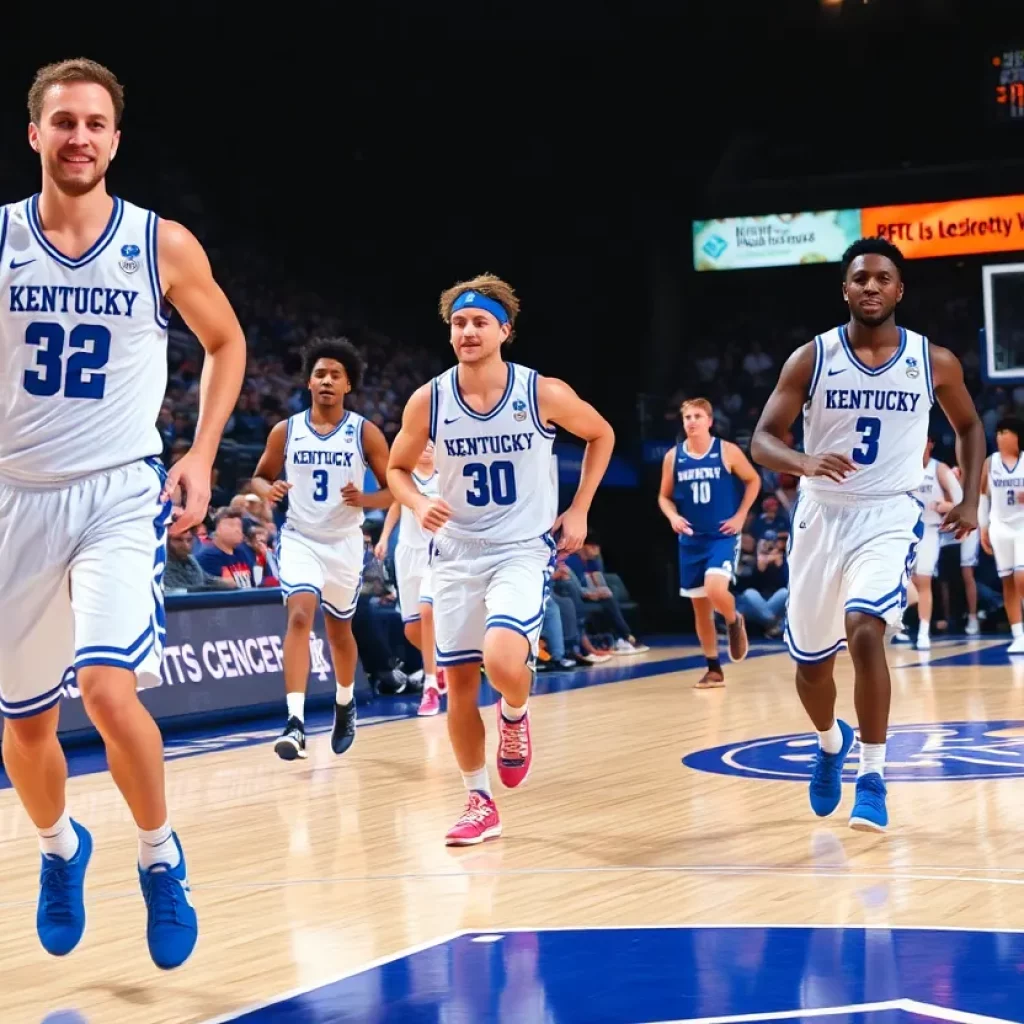 Kentucky Wildcats basketball game against WKU