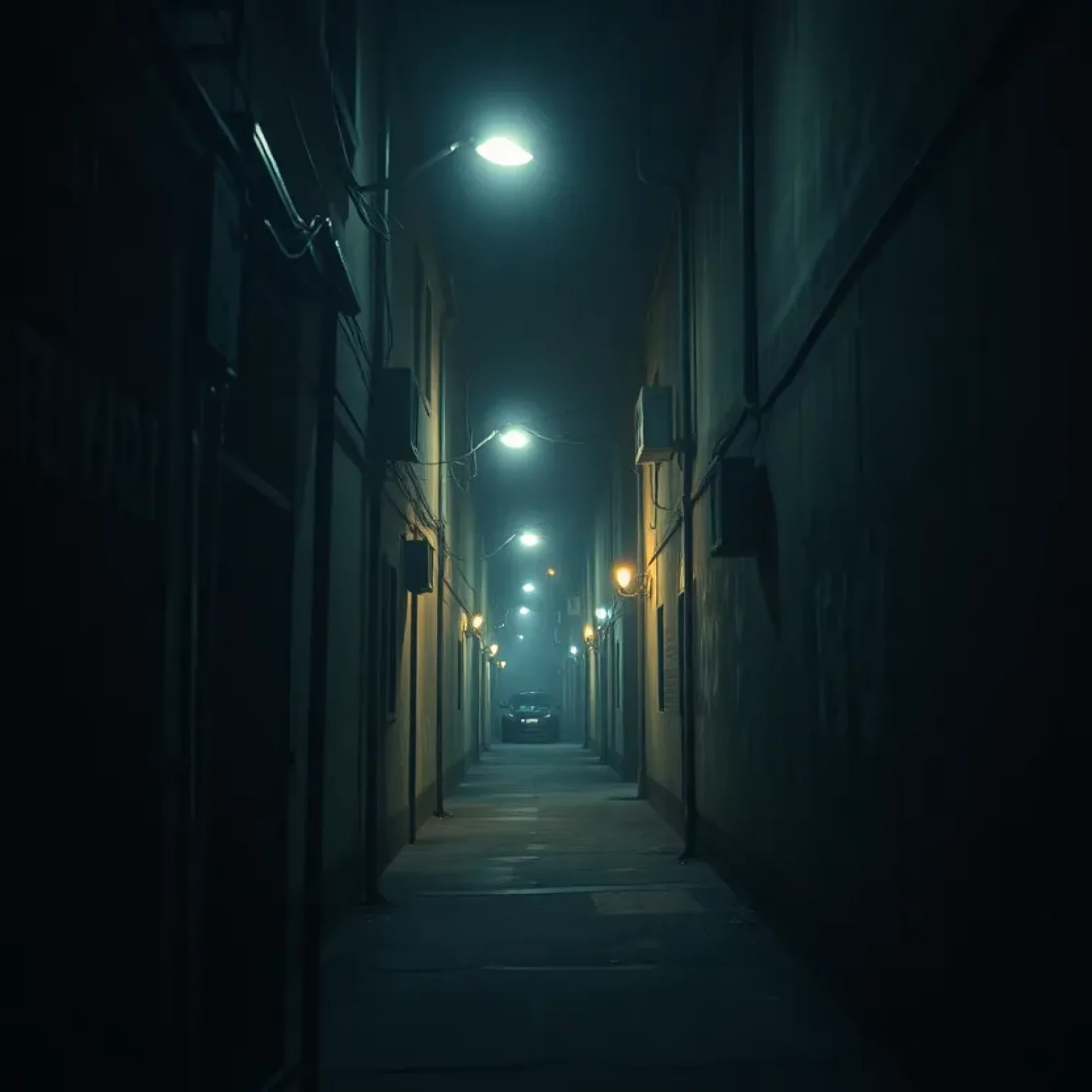 Dark alleyway symbolizing human trafficking awareness