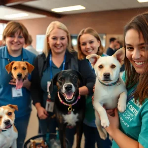 Community event promoting spay and neuter services at Bowling Green Humane Society.