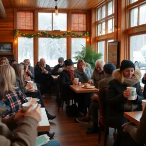 A warming center in Bowling Green providing shelter during cold weather.