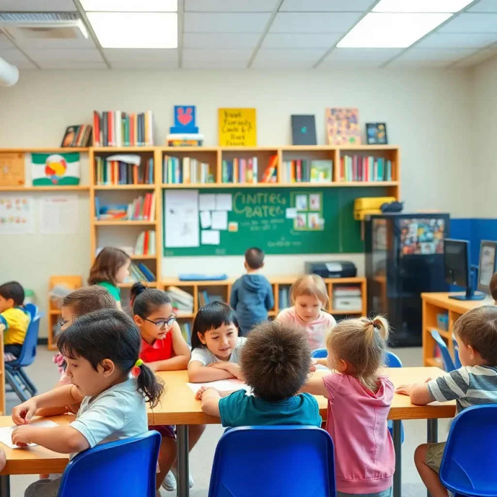 Children participating in activities at the Boys & Girls Club