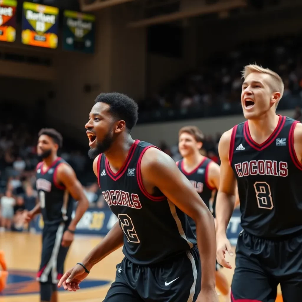 Sam Houston Bearkats basketball team during a game