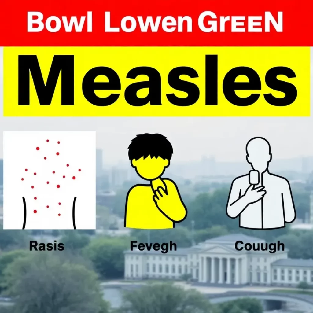 Public health alert regarding measles outbreak at WKU.