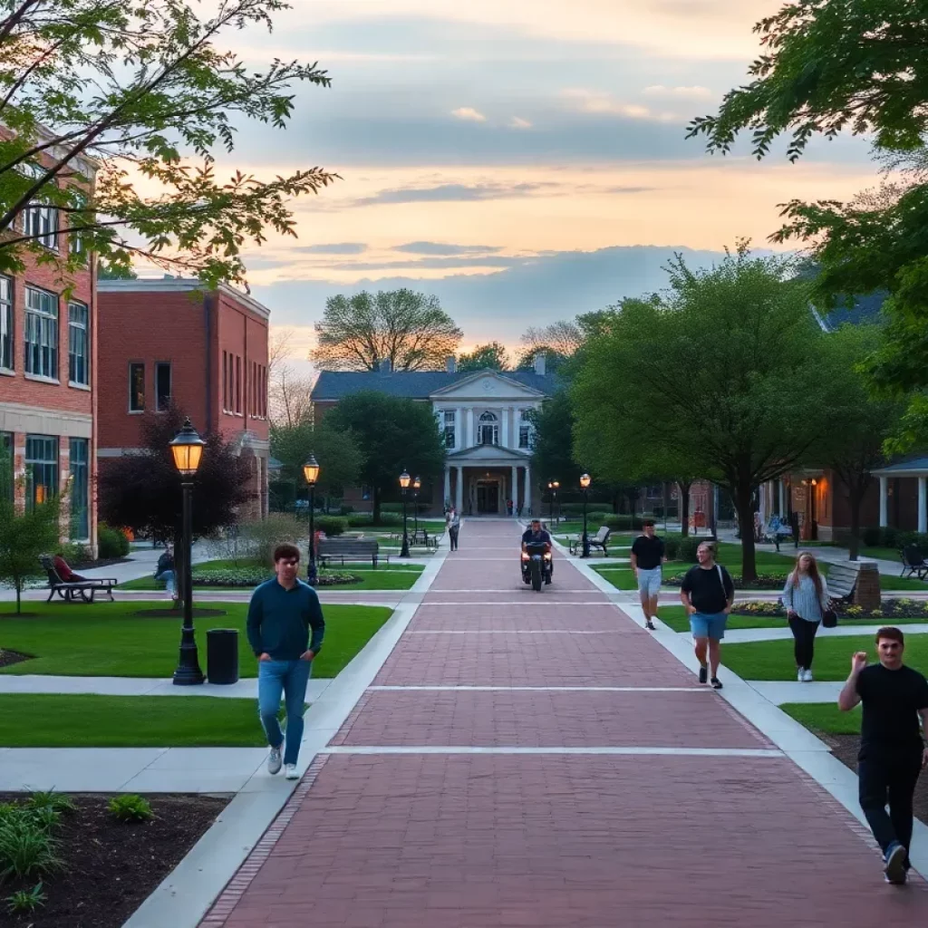 Vibrant college town of Bowling Green, Kentucky