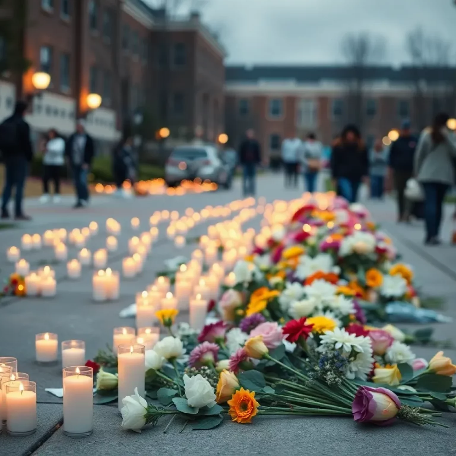 Memorial for WKU Student in Bowling Green