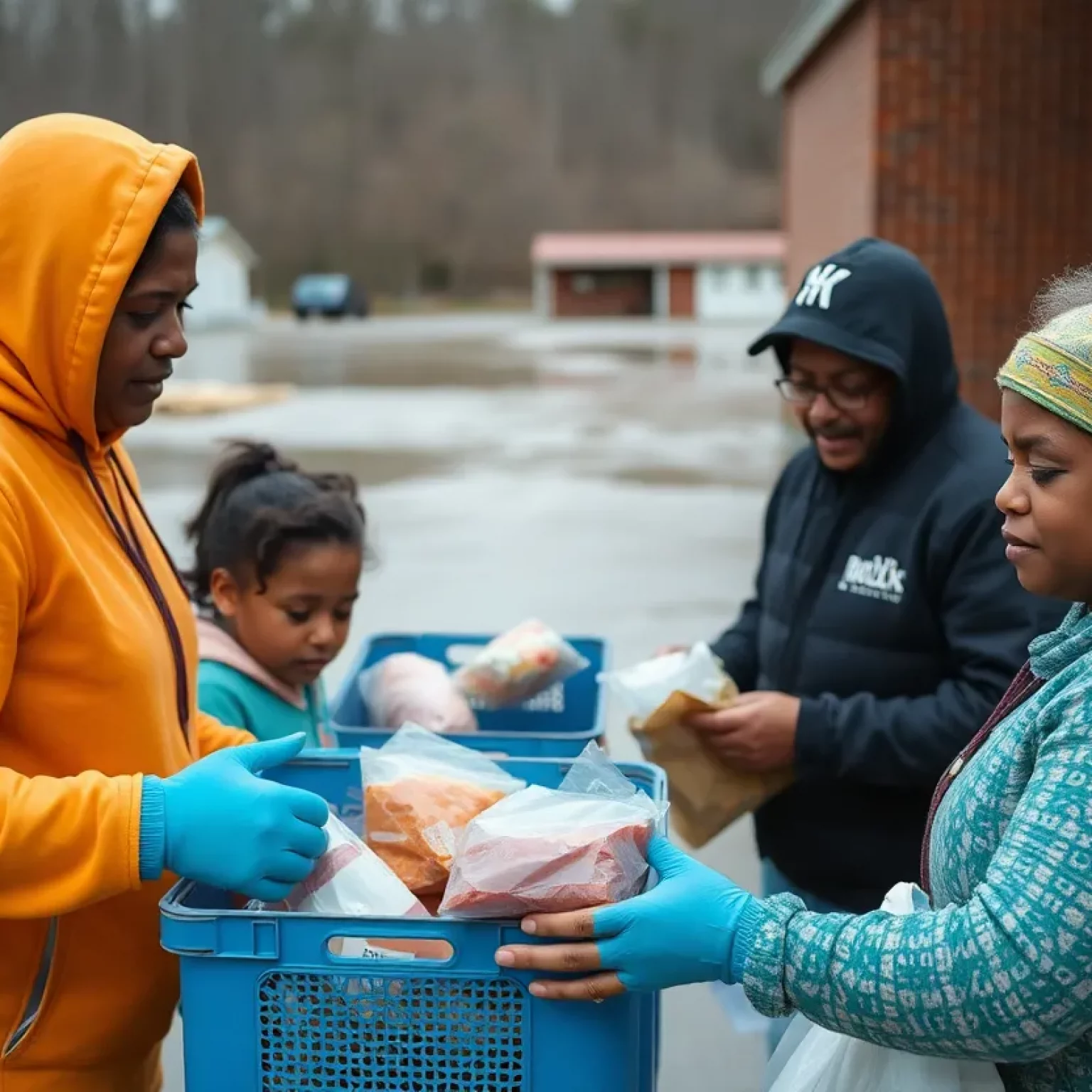 Families receiving D-SNAP benefits in Kentucky